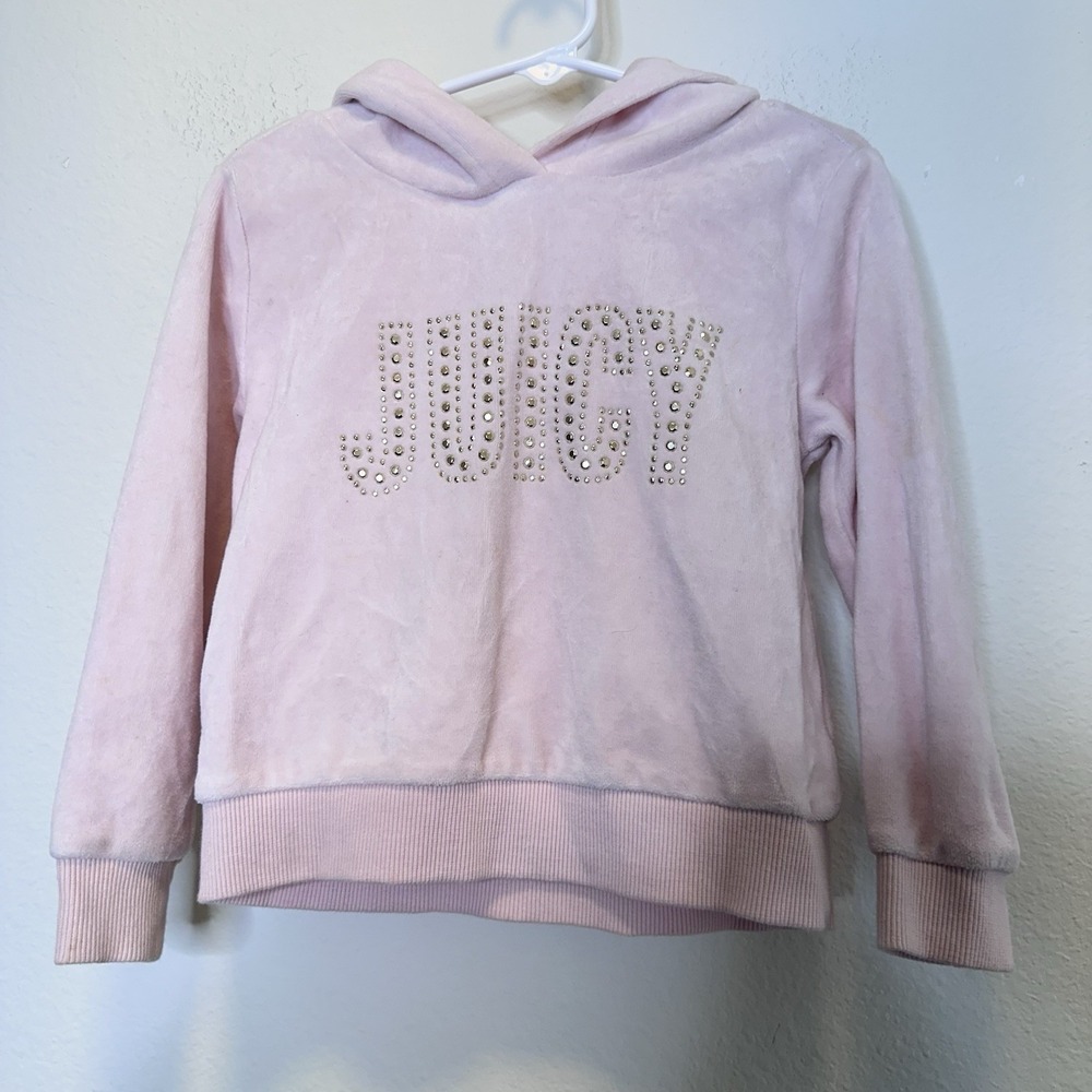 Juicy Couture Tofdler Girls Size 4T Hoodie Pullover‎ Logo
